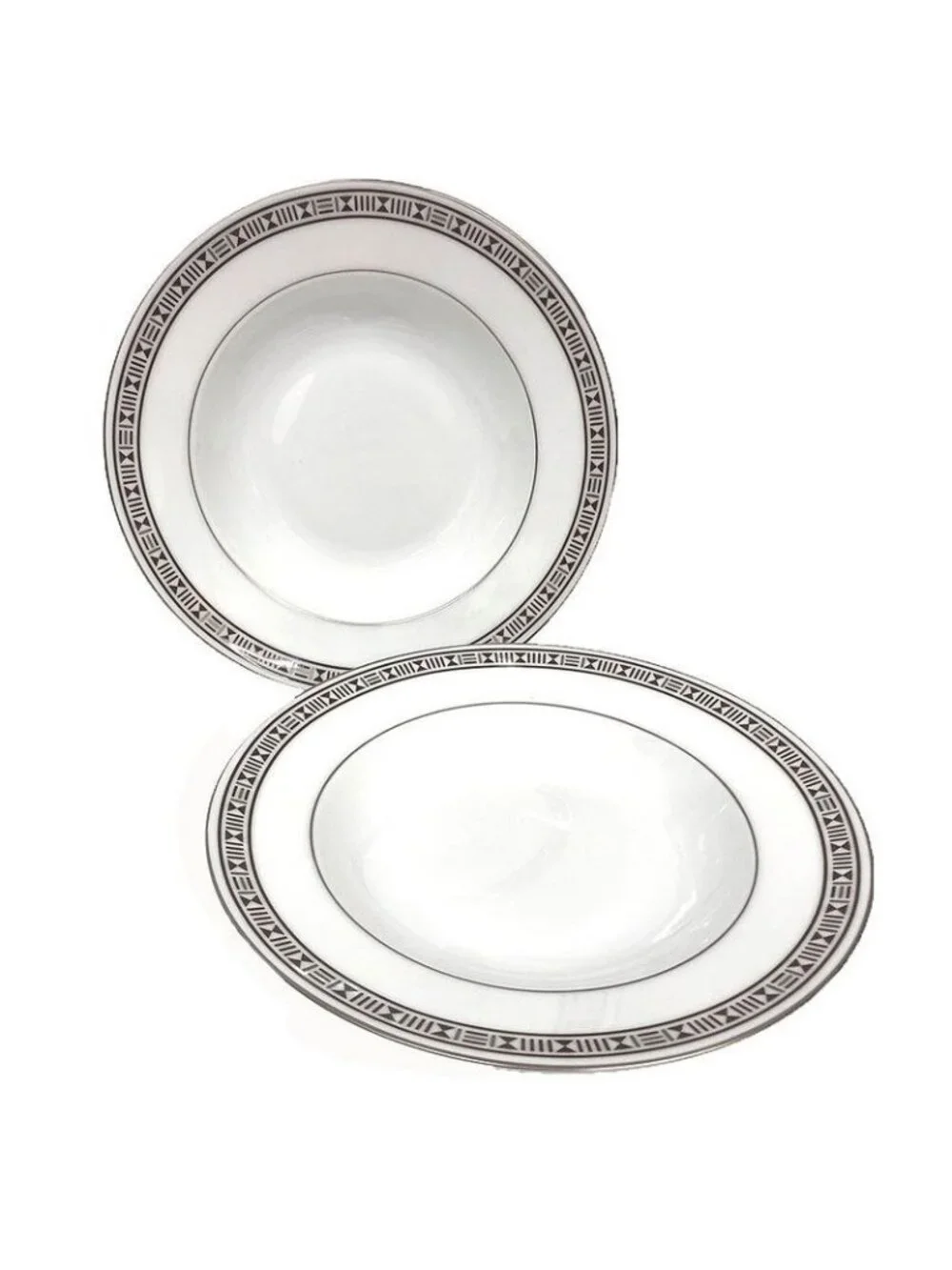Hermes Egee Lune Soup Pasta Plate 22 Set Of 2 Medium